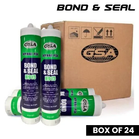 GSA Bond & Seal Universal Bonding Sealer, Internal & External (24 Pack) grey
