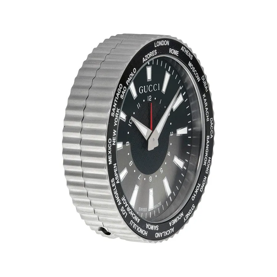 Gucci clock clock in leather table in leather Limited edition yc210001