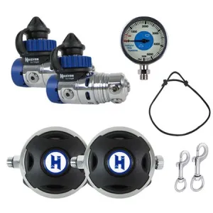 Halcyon H-75P Doubles Regulator Package for Twinset