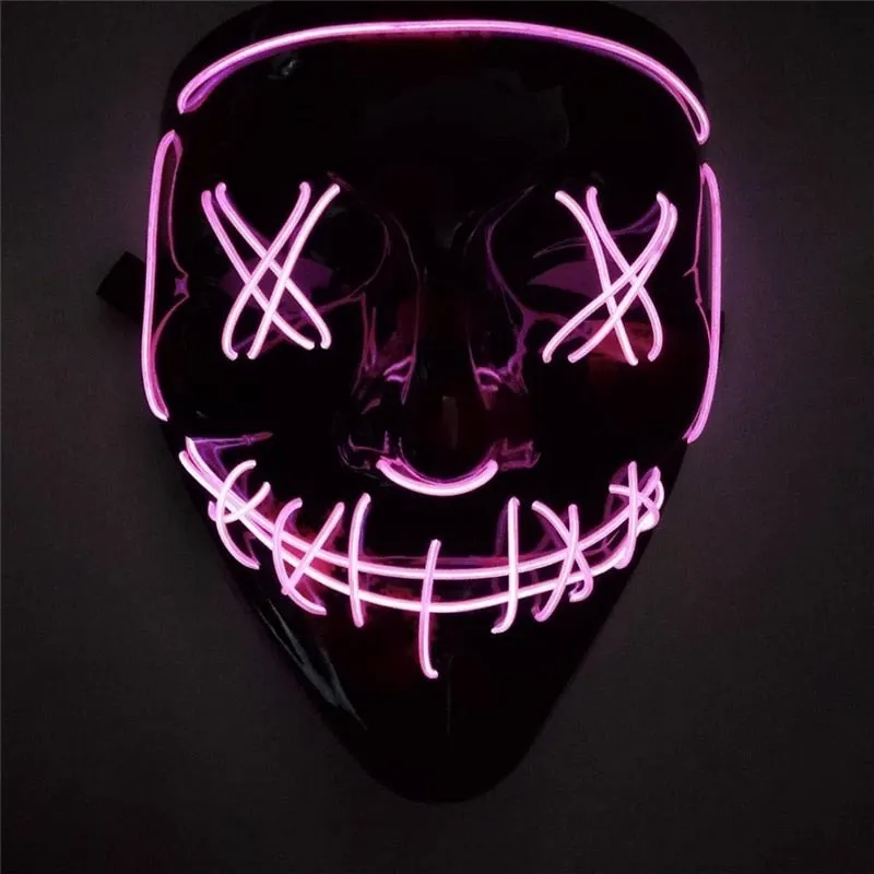 Halloween Purge LED Mask