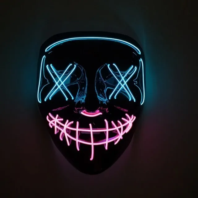 Halloween Purge LED Mask