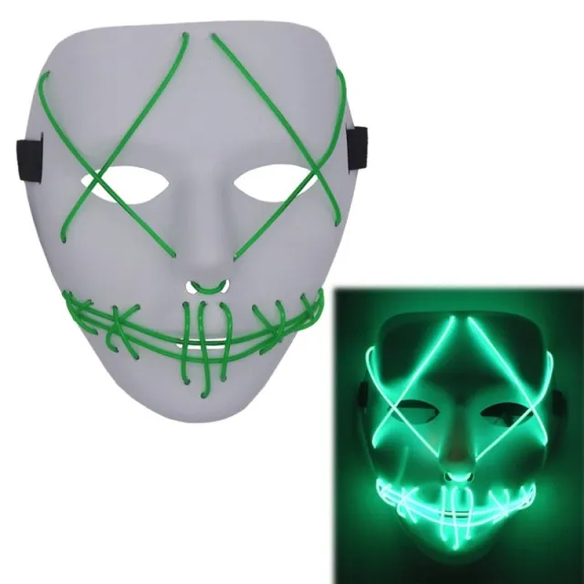 Halloween Purge LED Mask