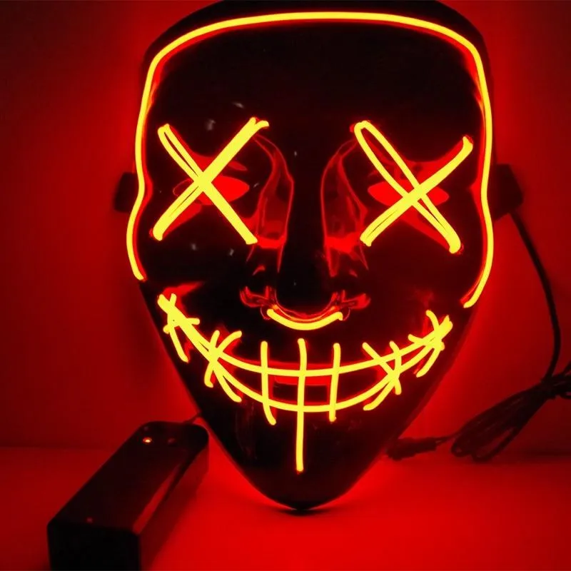 Halloween Purge LED Mask