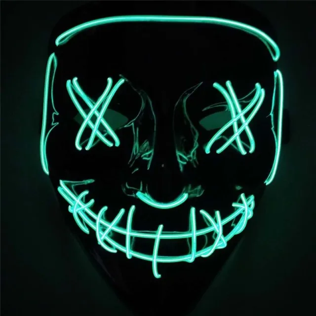 Halloween Purge LED Mask