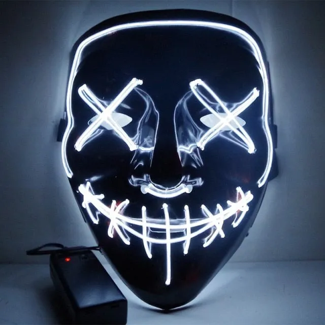 Halloween Purge LED Mask