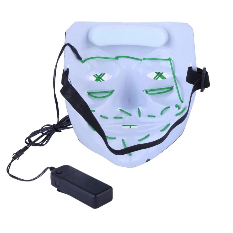 Halloween Purge LED Mask
