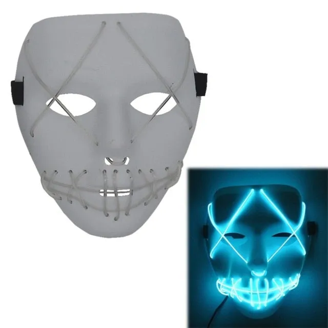 Halloween Purge LED Mask