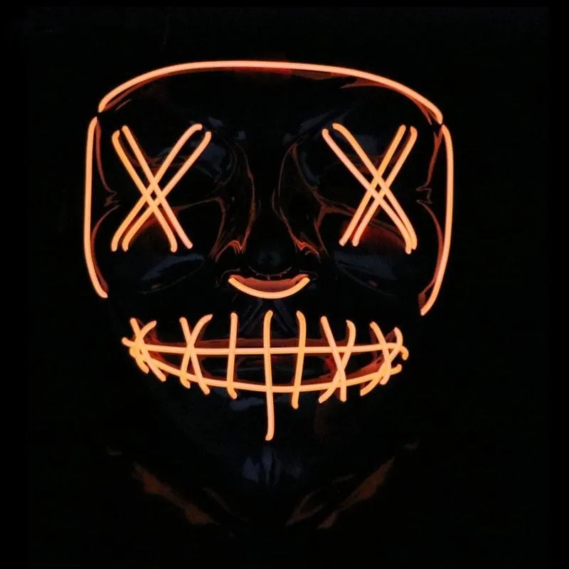 Halloween Purge LED Mask