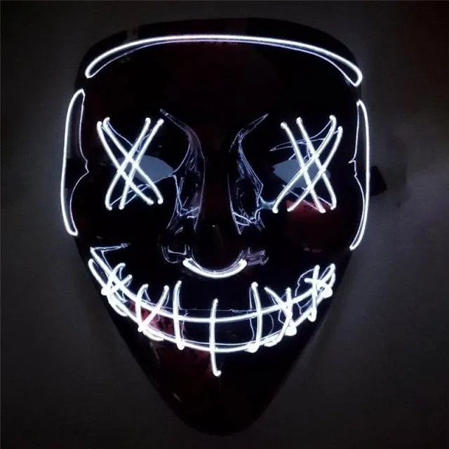 Halloween Purge LED Mask