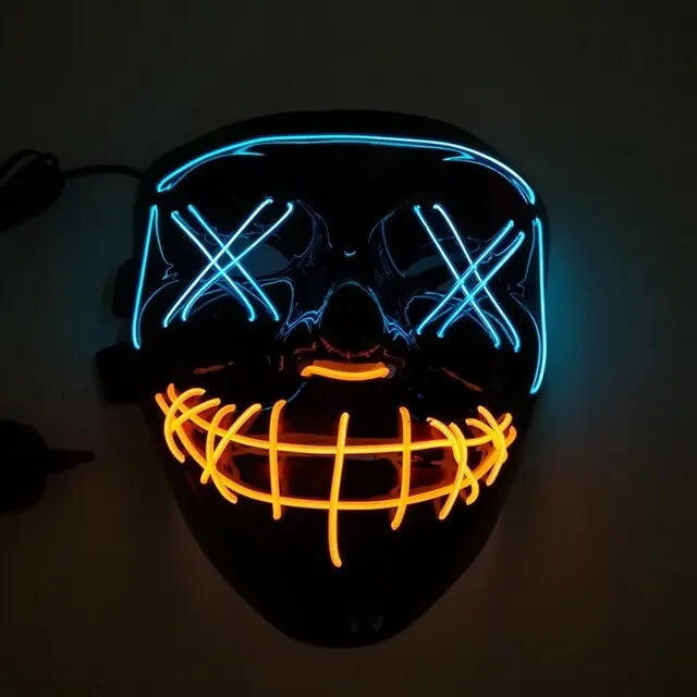 Halloween Purge LED Mask