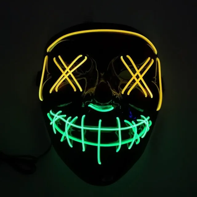 Halloween Purge LED Mask