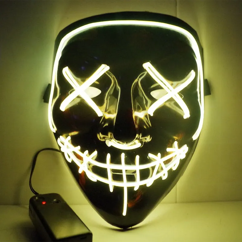 Halloween Purge LED Mask