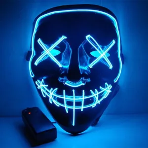 Halloween Purge LED Mask