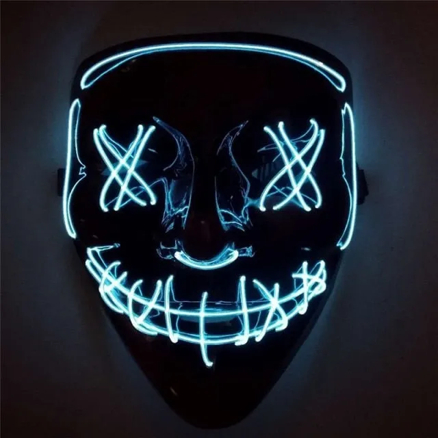 Halloween Purge LED Mask