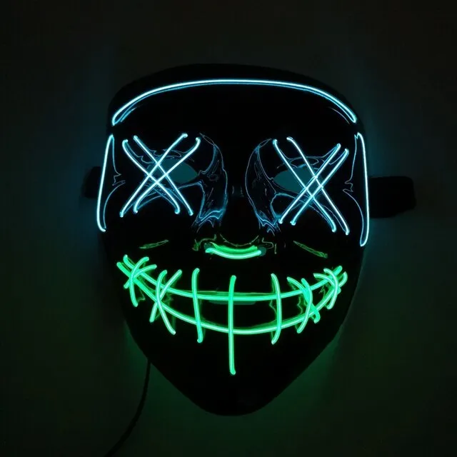 Halloween Purge LED Mask
