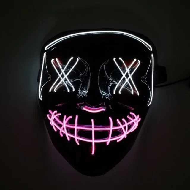 Halloween Purge LED Mask