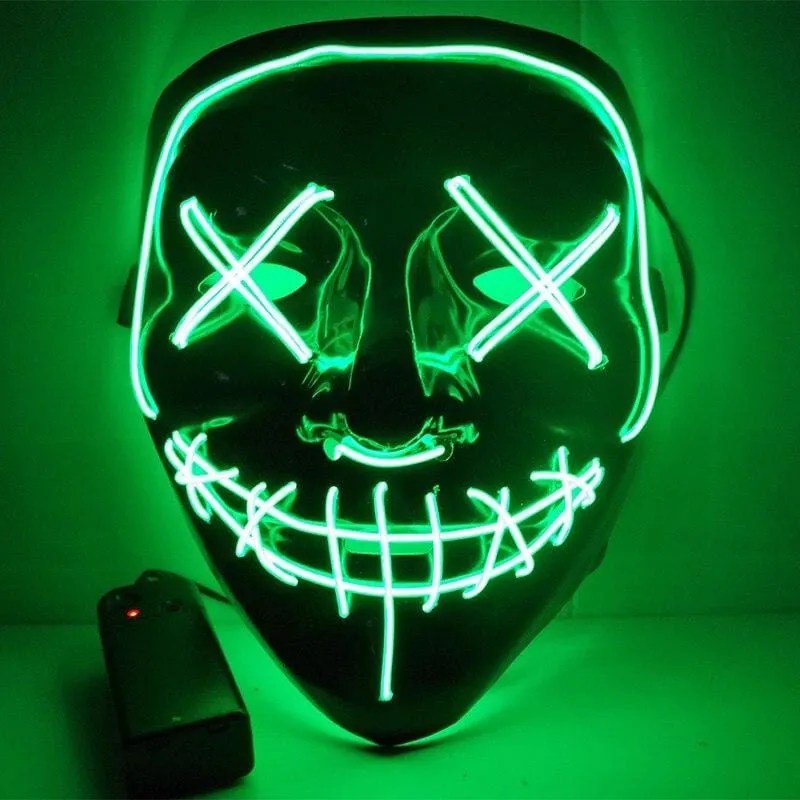 Halloween Purge LED Mask