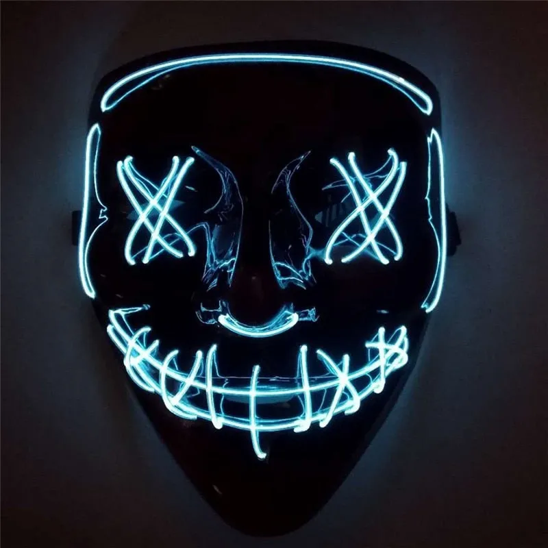 Halloween Purge LED Mask