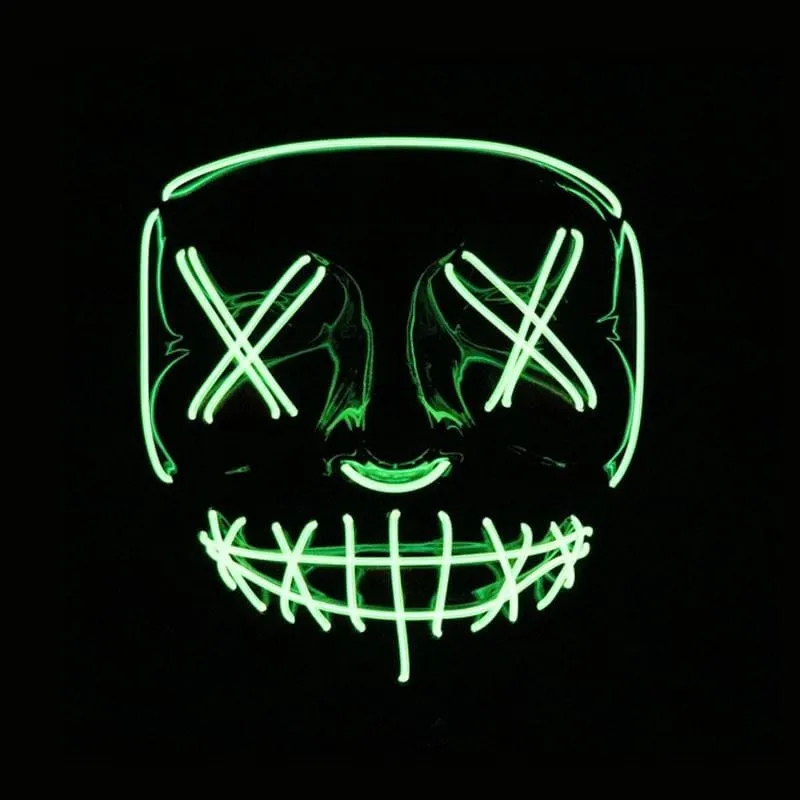Halloween Purge LED Mask