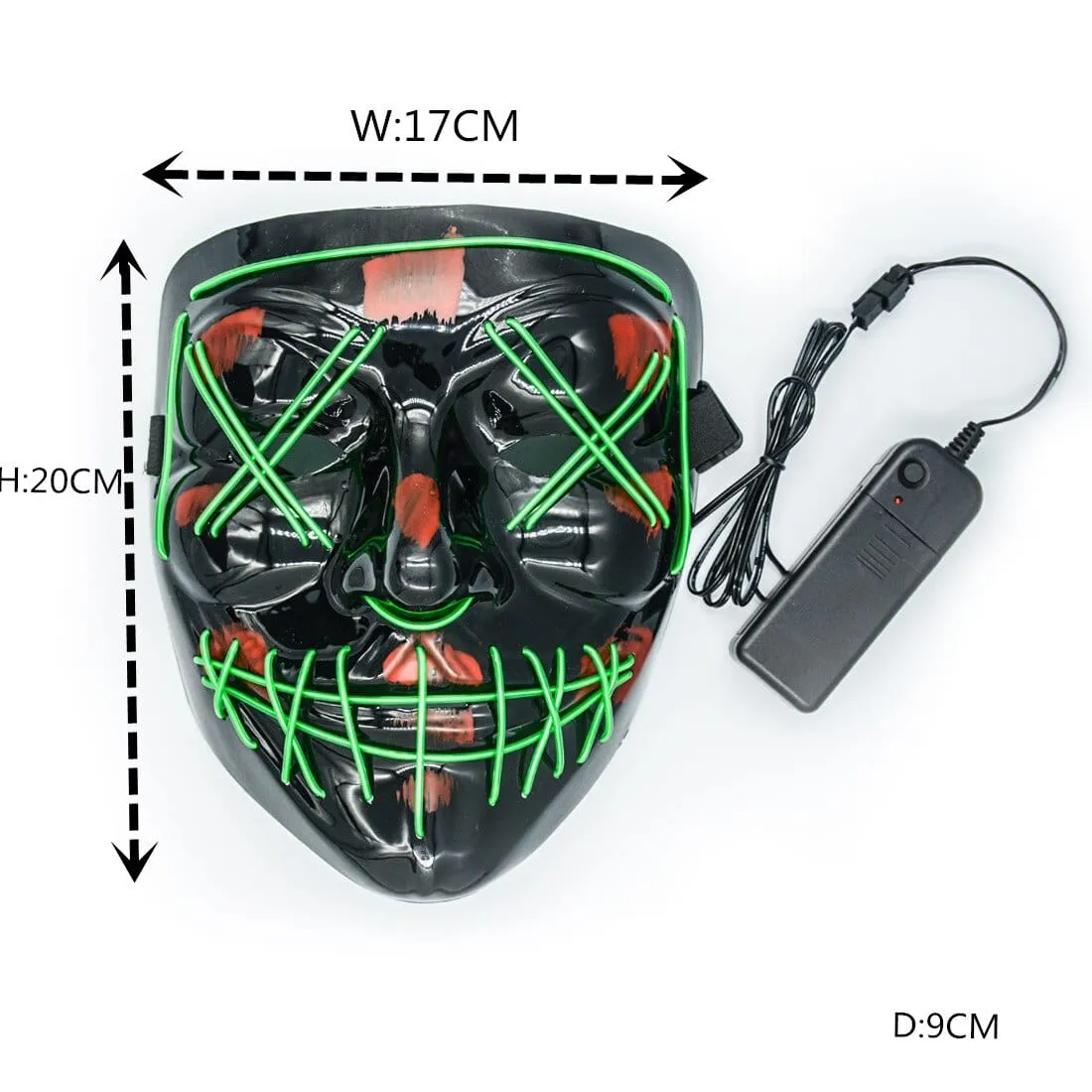 Halloween Purge LED Mask