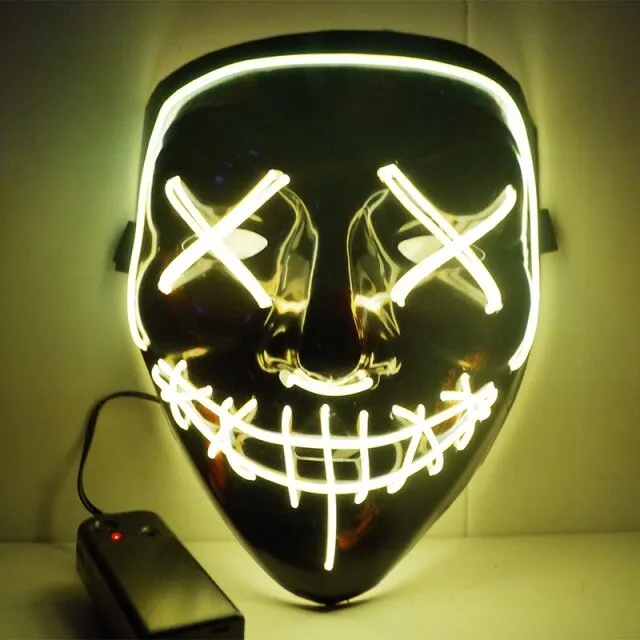 Halloween Purge LED Mask