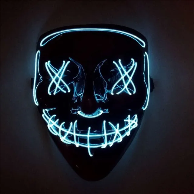 Halloween Purge LED Mask