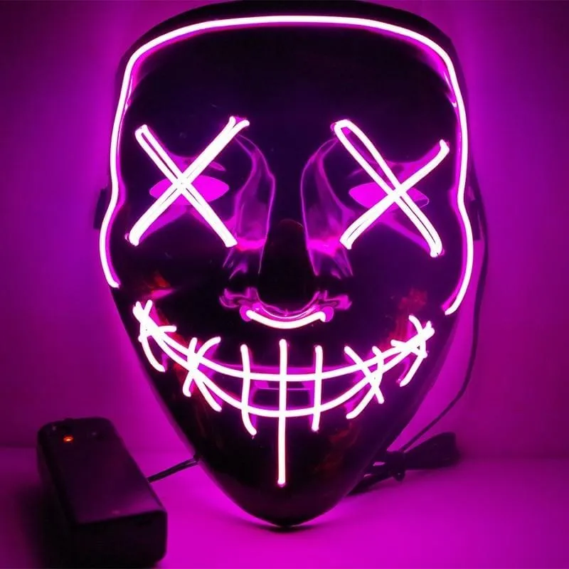 Halloween Purge LED Mask