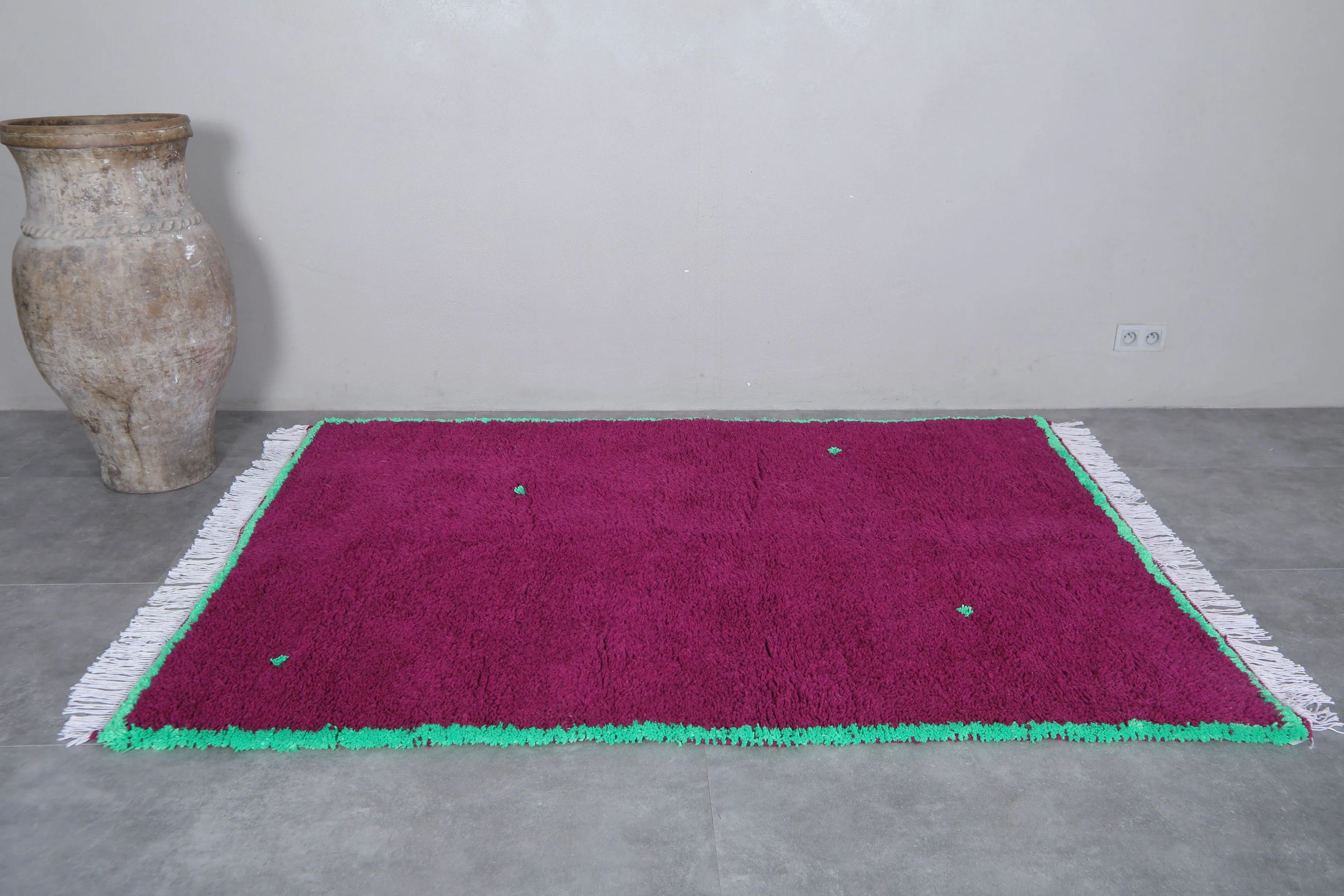 Hand knotted rug - Custom Moroccan Berber rug