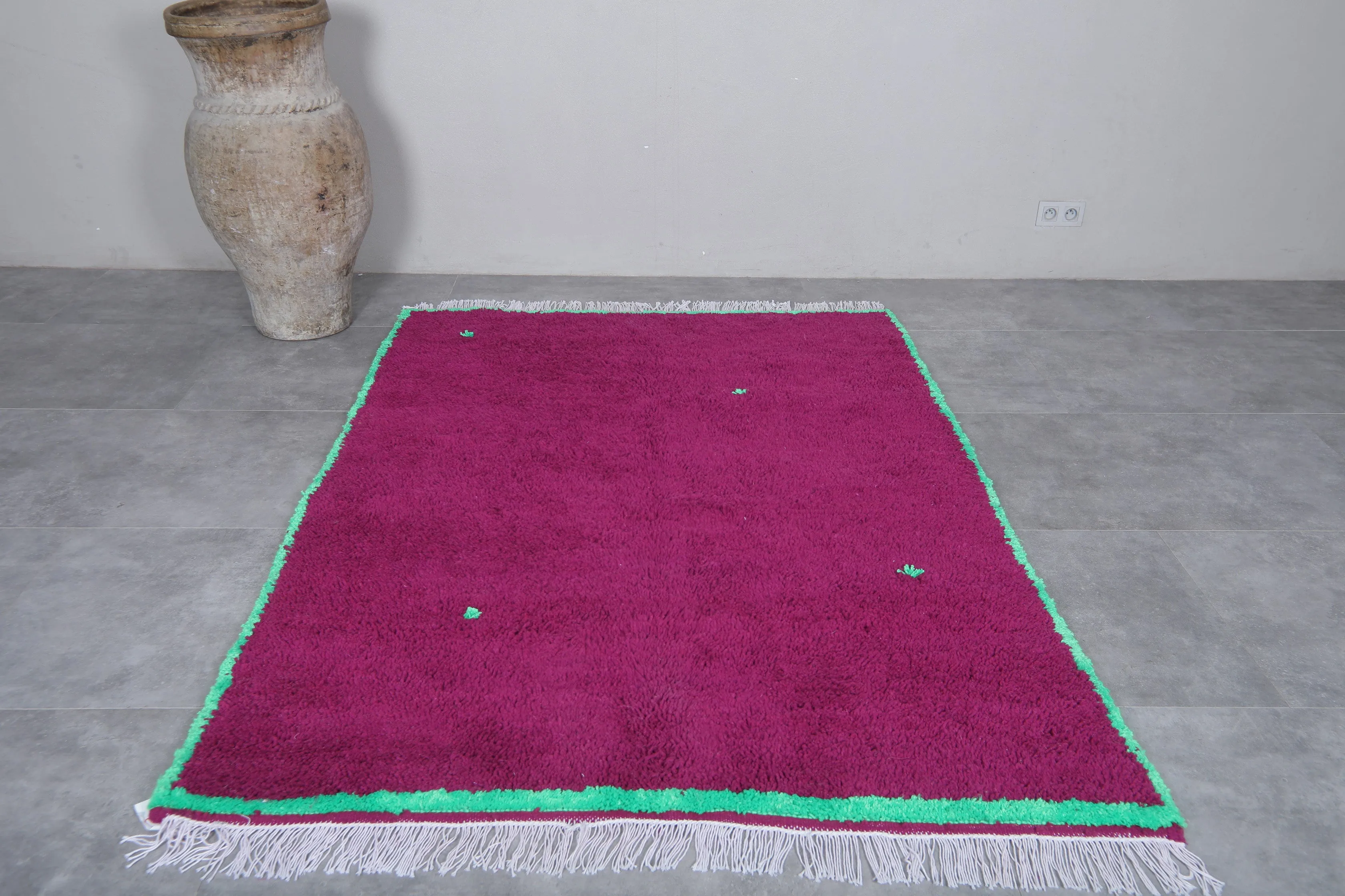 Hand knotted rug - Custom Moroccan Berber rug