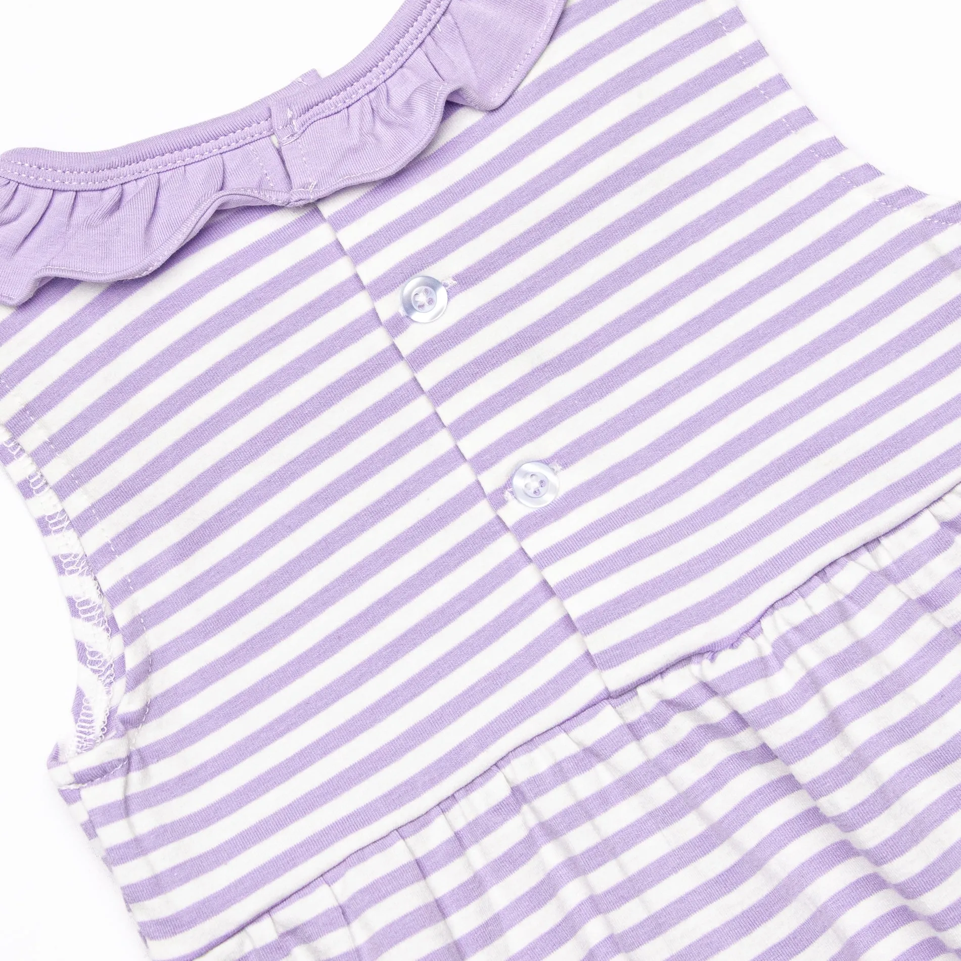 Hannah Dress, Purple Stripe