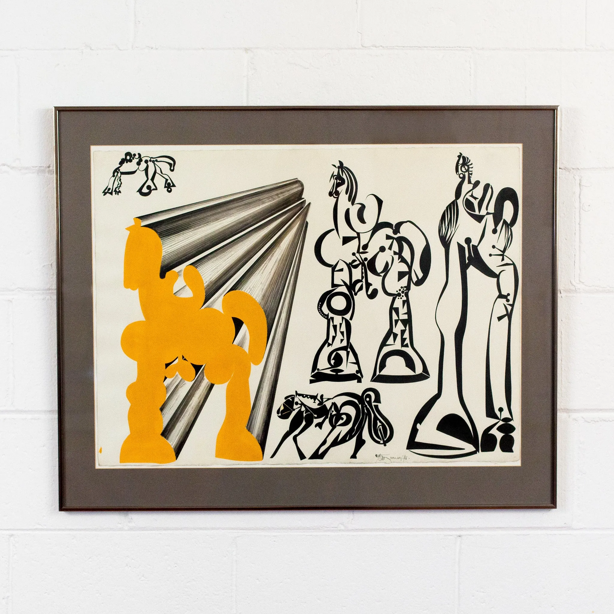 HAROLD TOWN "TOY HORSE #54" 1978
