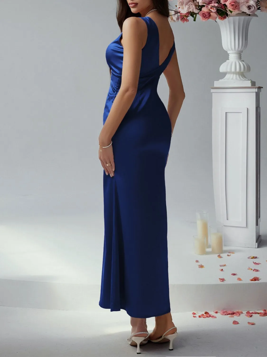 Hazel Blues® |  Devine Plunge Sleeveless Maxi Dress