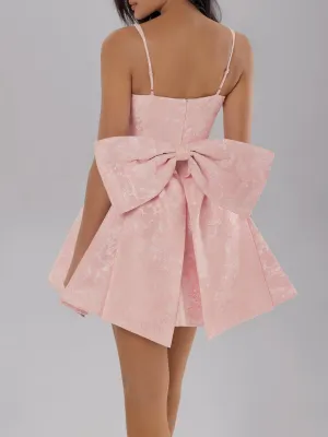 Hazel Blues® |  Satin Mini Cami Dress with Bow