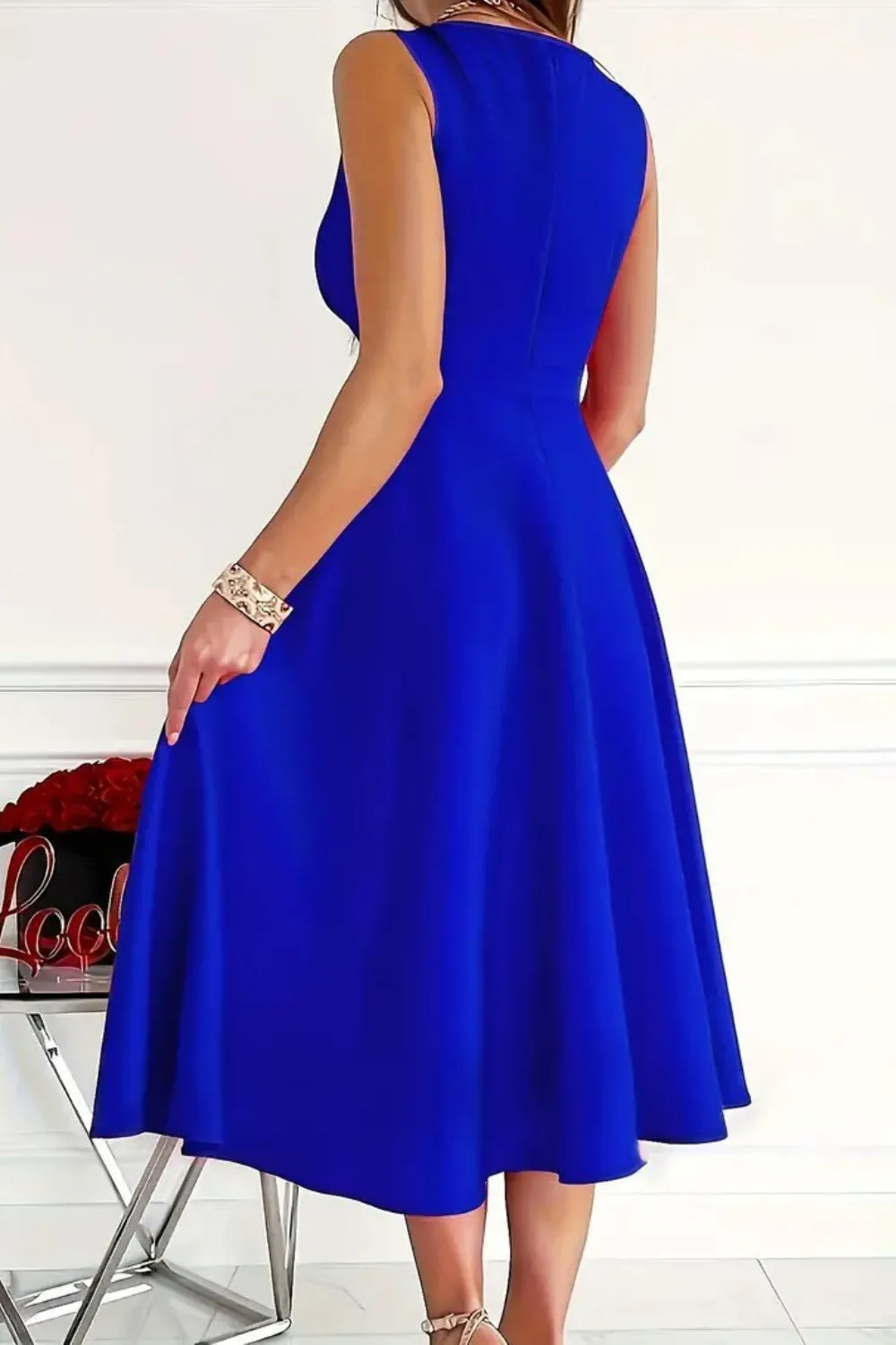 Hazel Blues® |  Sleeveless Midi Dress