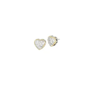 Heart Collection - Pavé Stud Earrings