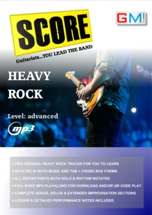 Heavy Rock Play Along "SCORE - You Lead The Band!”