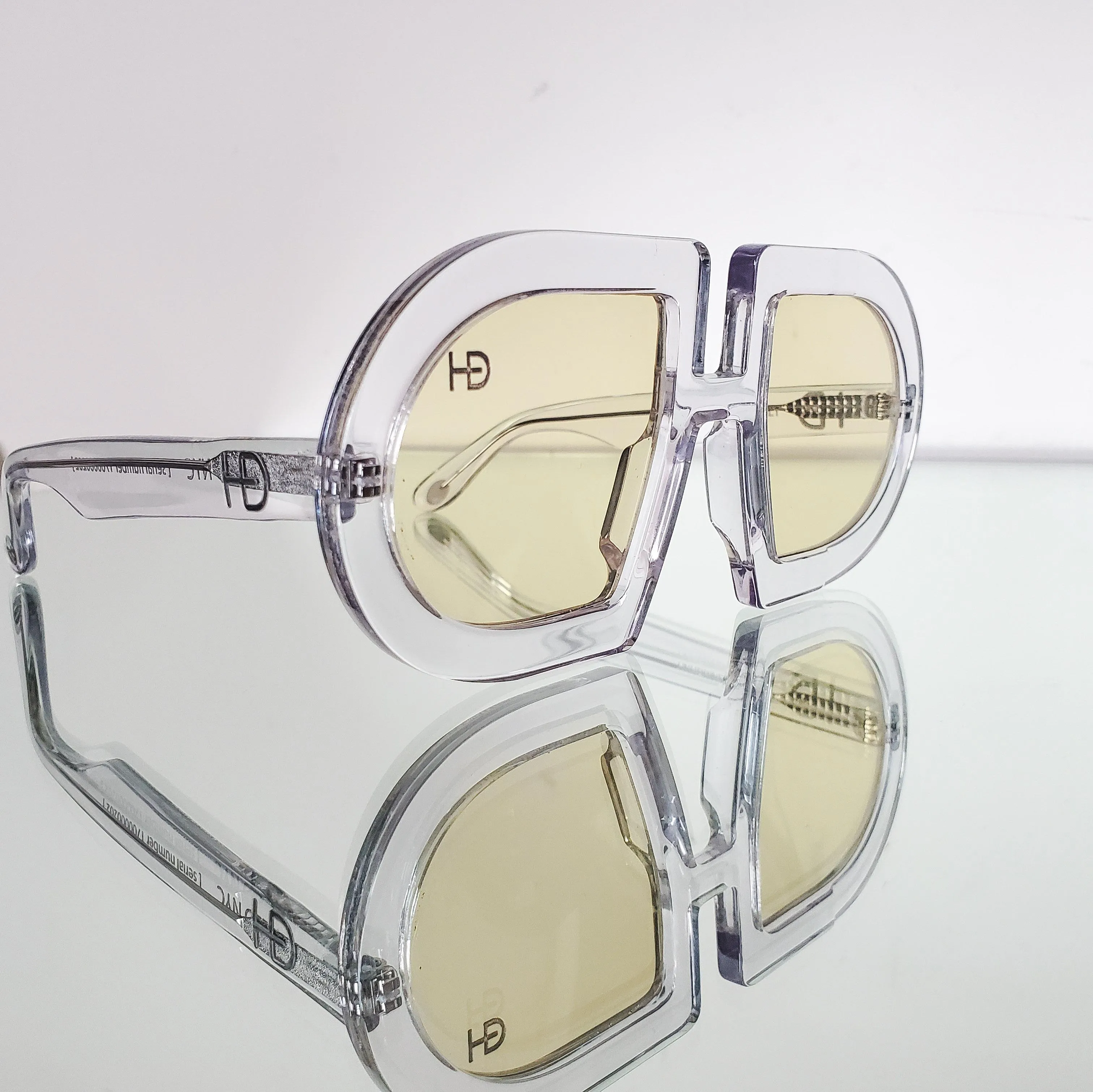 HEED NYC Luxury ICE Frame "Yellow Tint" Eyewear