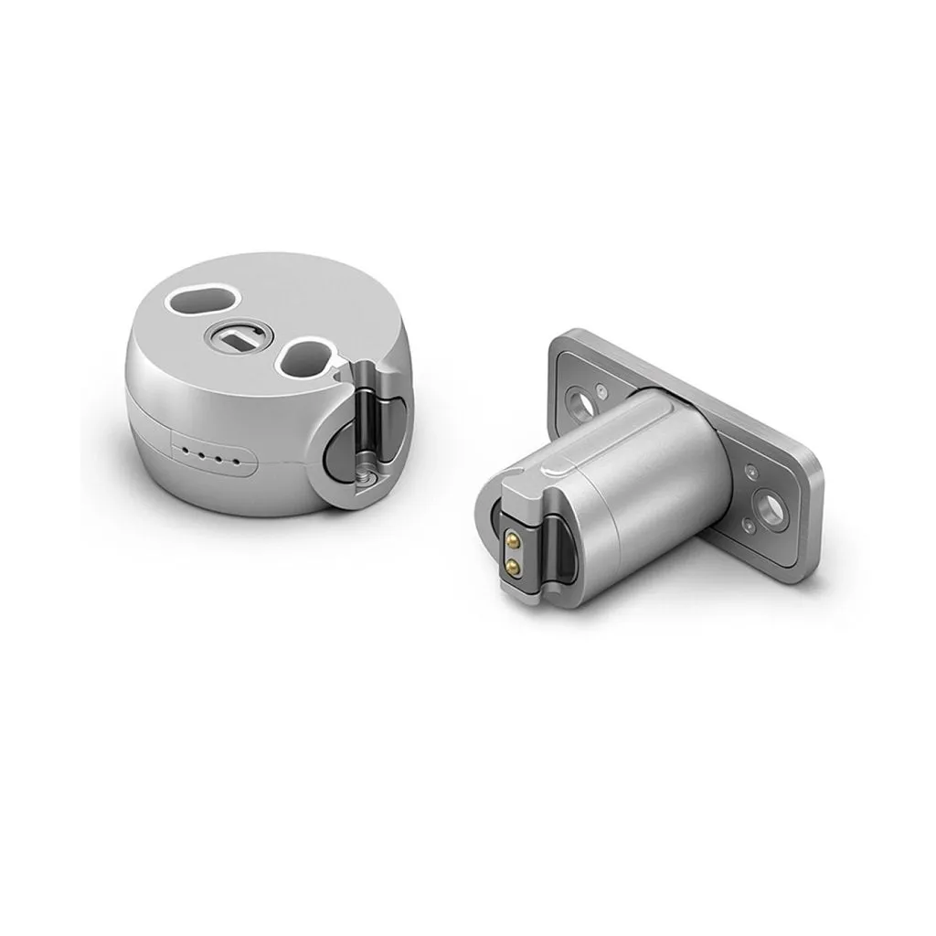 Helios Smart Deadbolt - Door Mount - 1" Brass/Gray