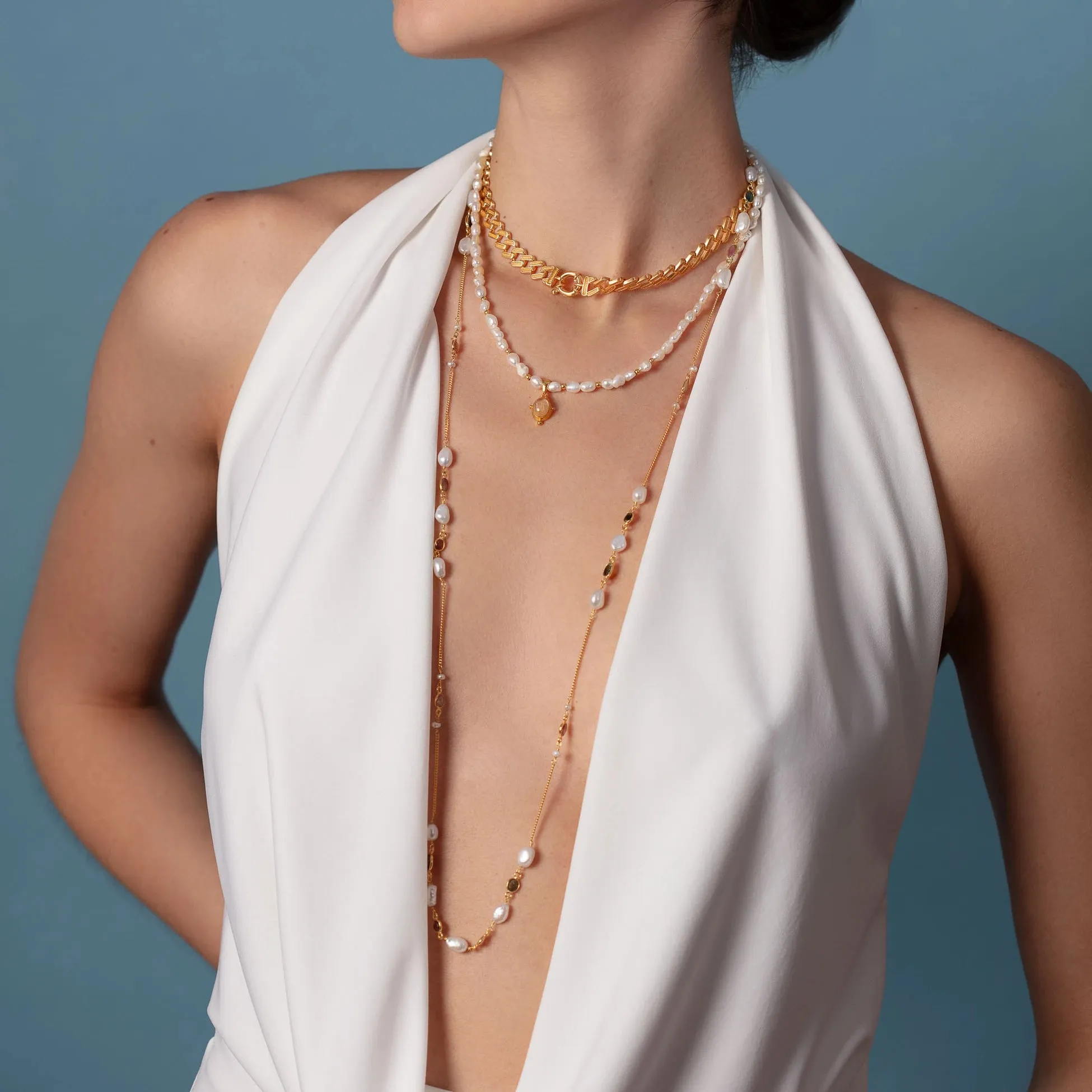Hera Choker Necklace – Gold Micron Plated Over Sterling Silver
