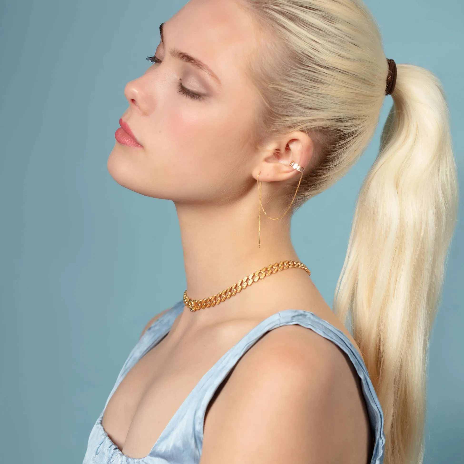 Hera Choker Necklace – Gold Micron Plated Over Sterling Silver