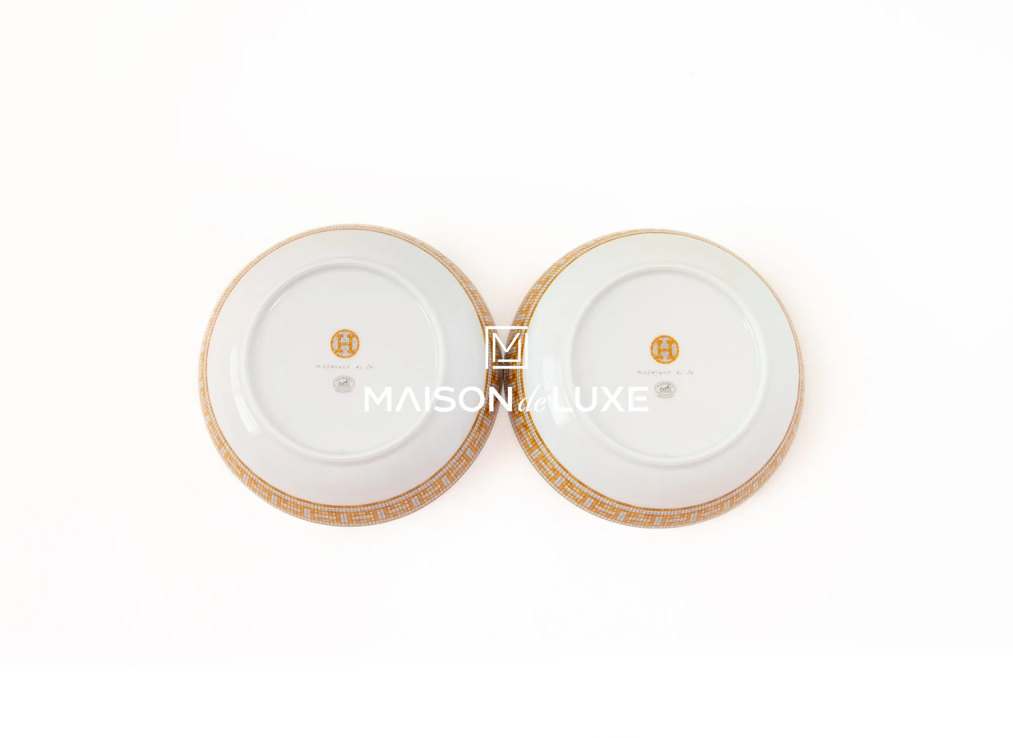 Hermes Classic Mosaique au 24 Gold Cereal Bowl