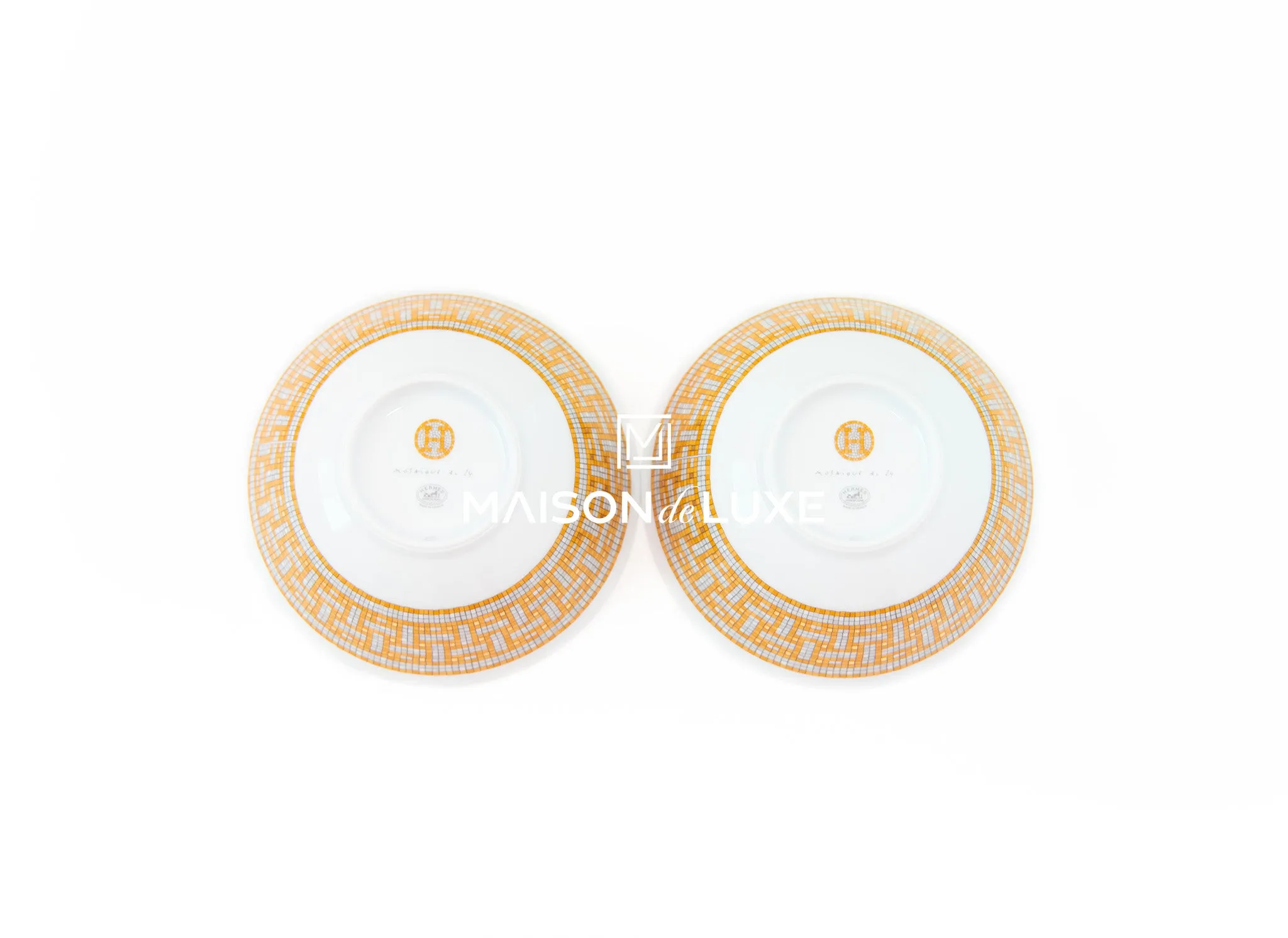 Hermes Classic Mosaique au 24 Gold Rice Bowl