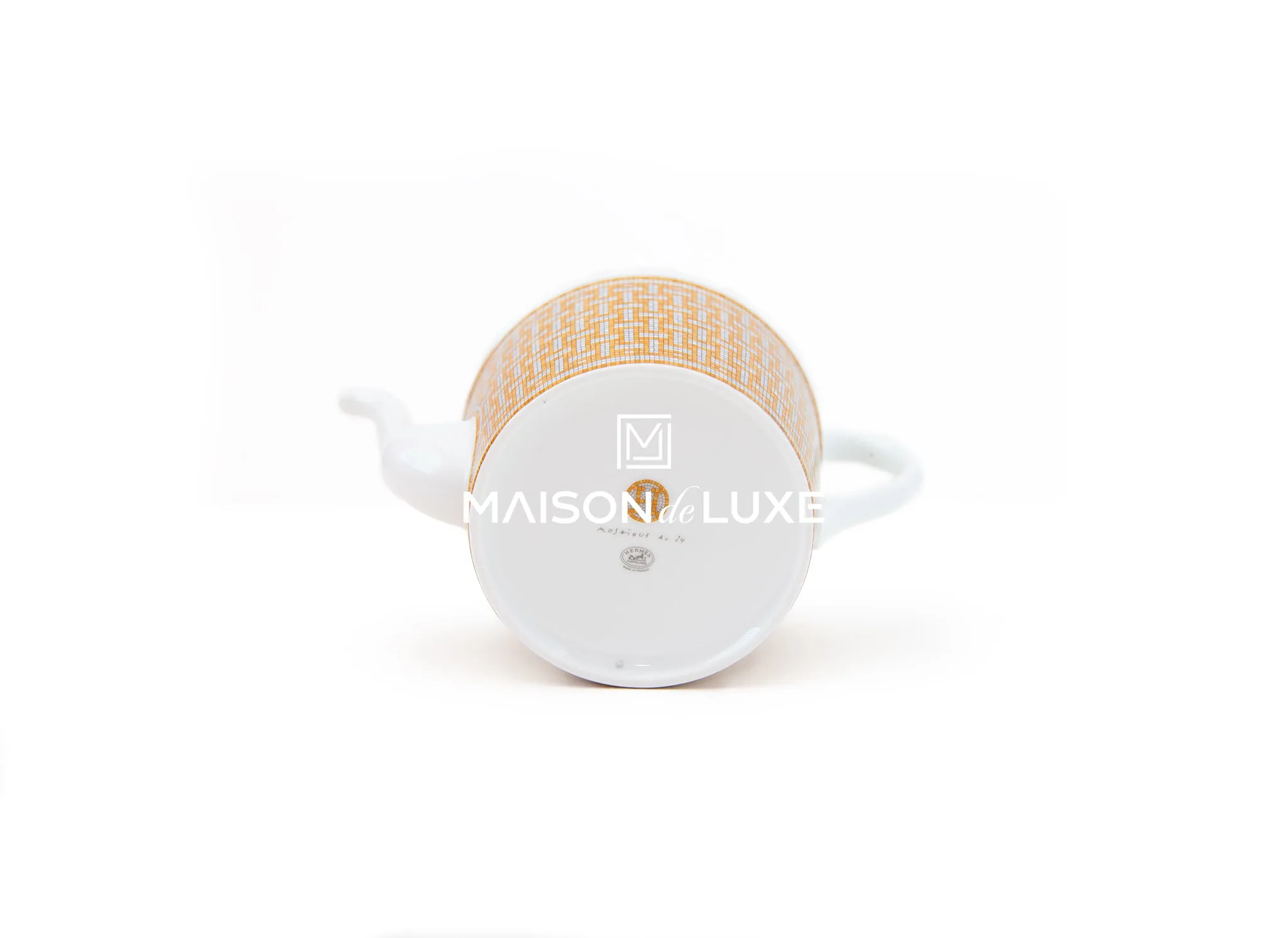 Hermes Classic Mosaique au 24 Gold Teapot