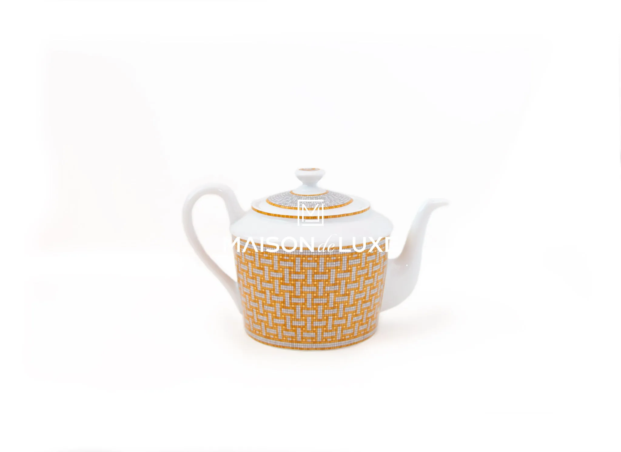 Hermes Classic Mosaique au 24 Gold Teapot