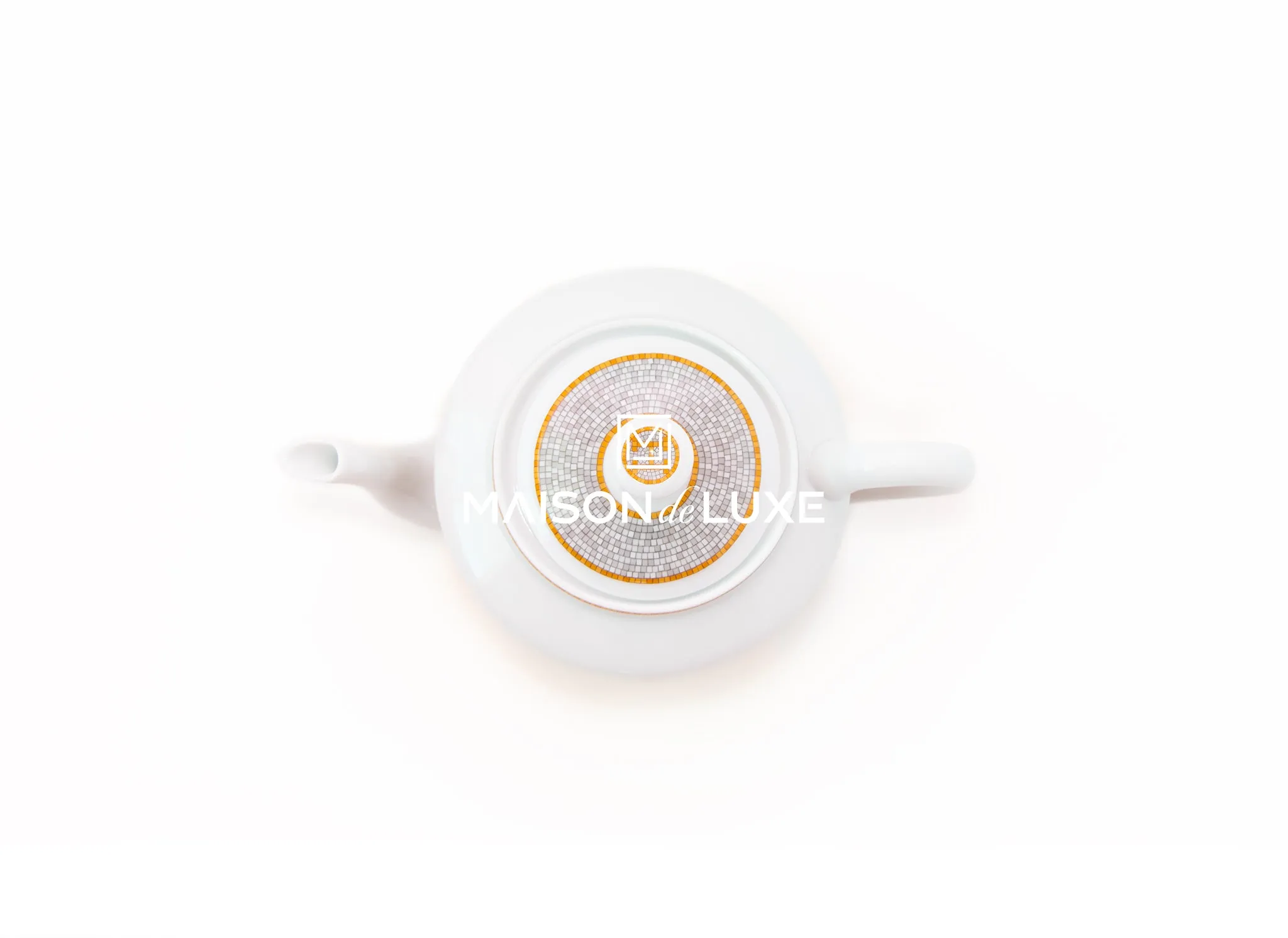 Hermes Classic Mosaique au 24 Gold Teapot