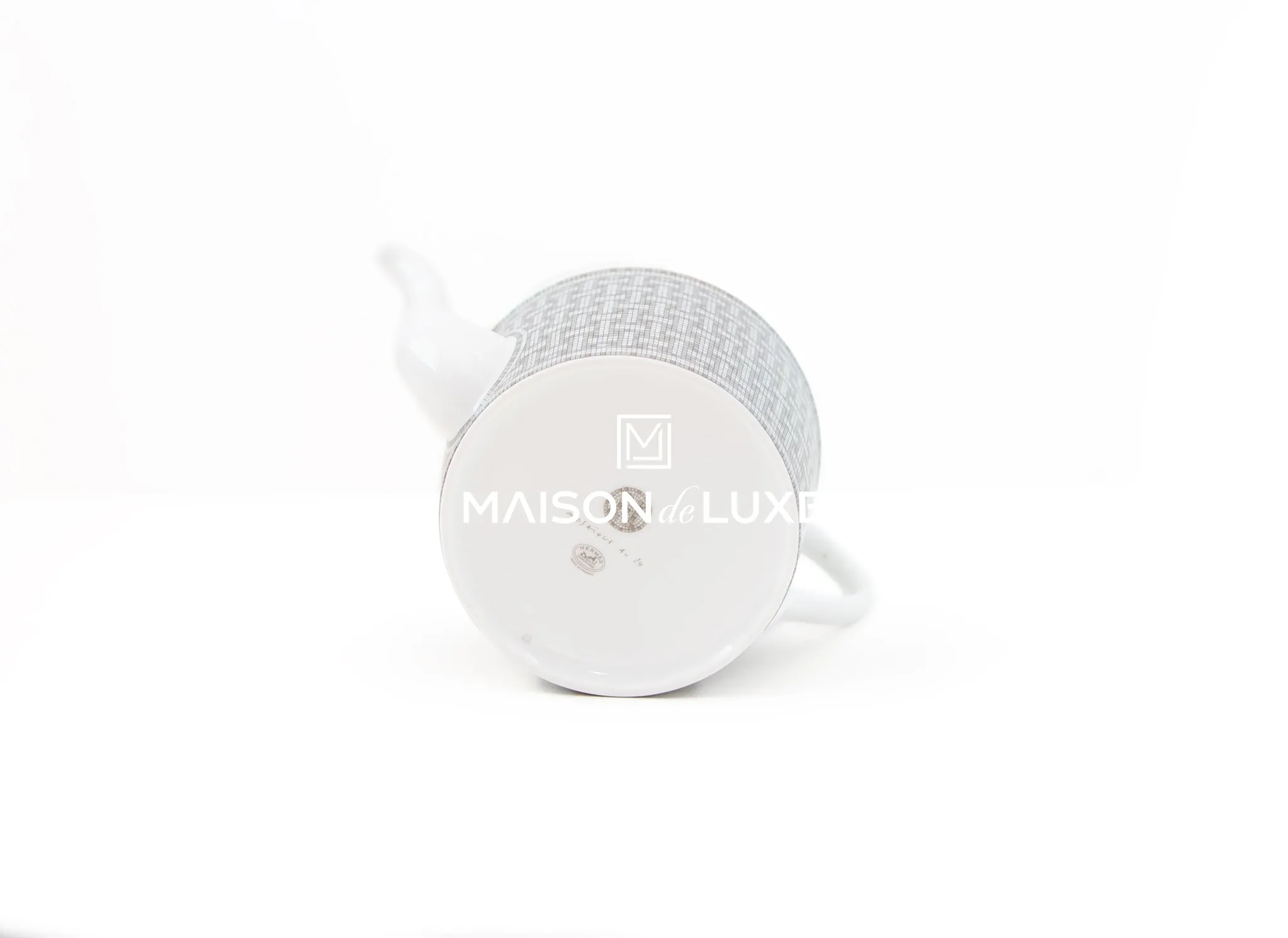 Hermes Classic Mosaique au 24 Platinum Teapot