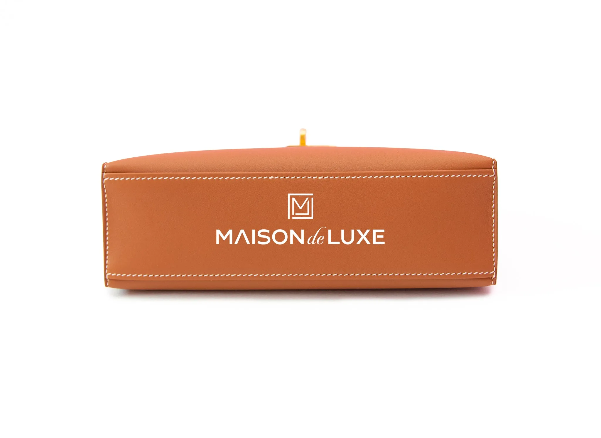 Hermes Gold GHW Swift Mini Kelly Pochette Clutch