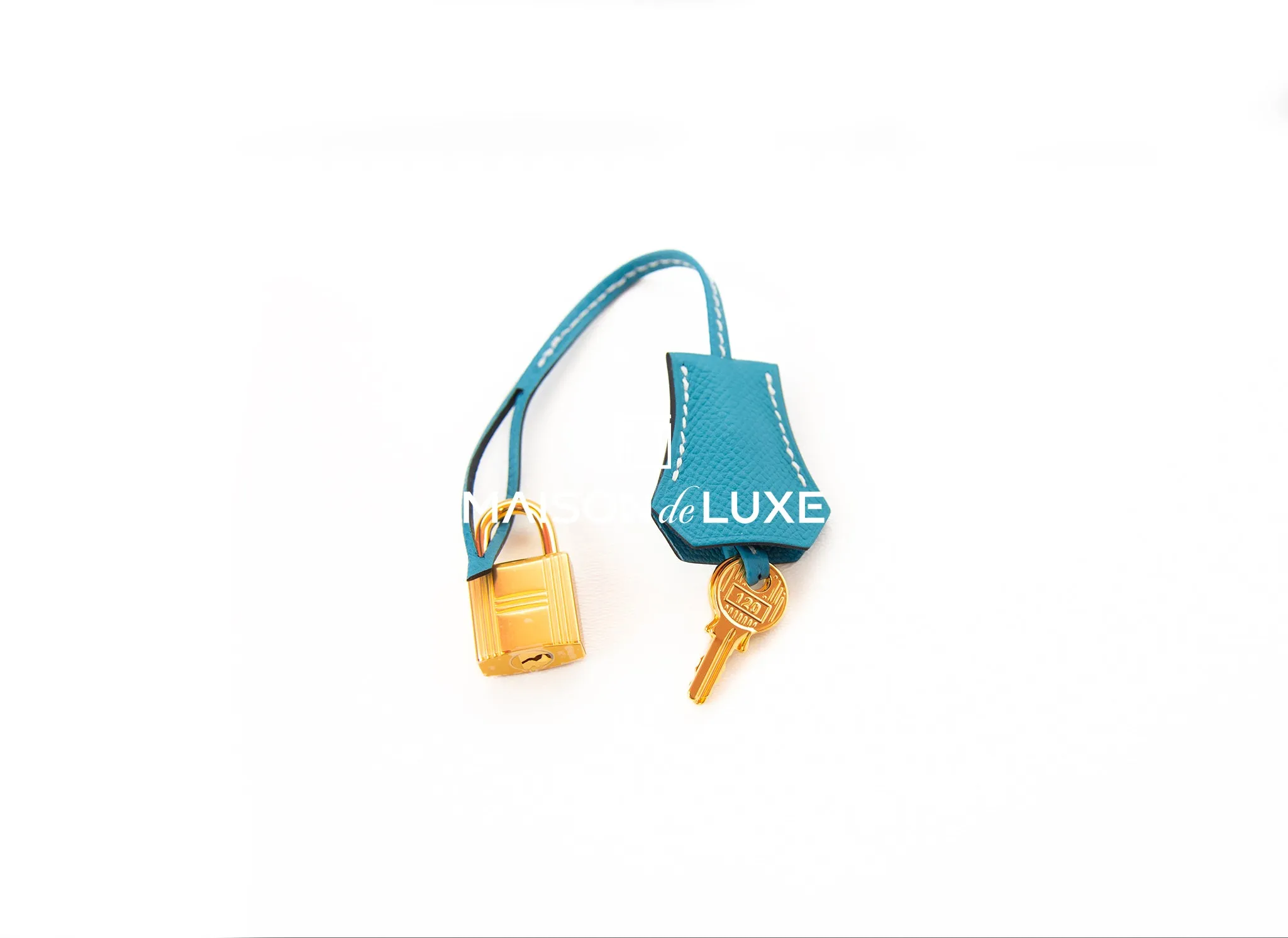 Hermes Kelly Sellier 25 Blue Jean Gold Hardware