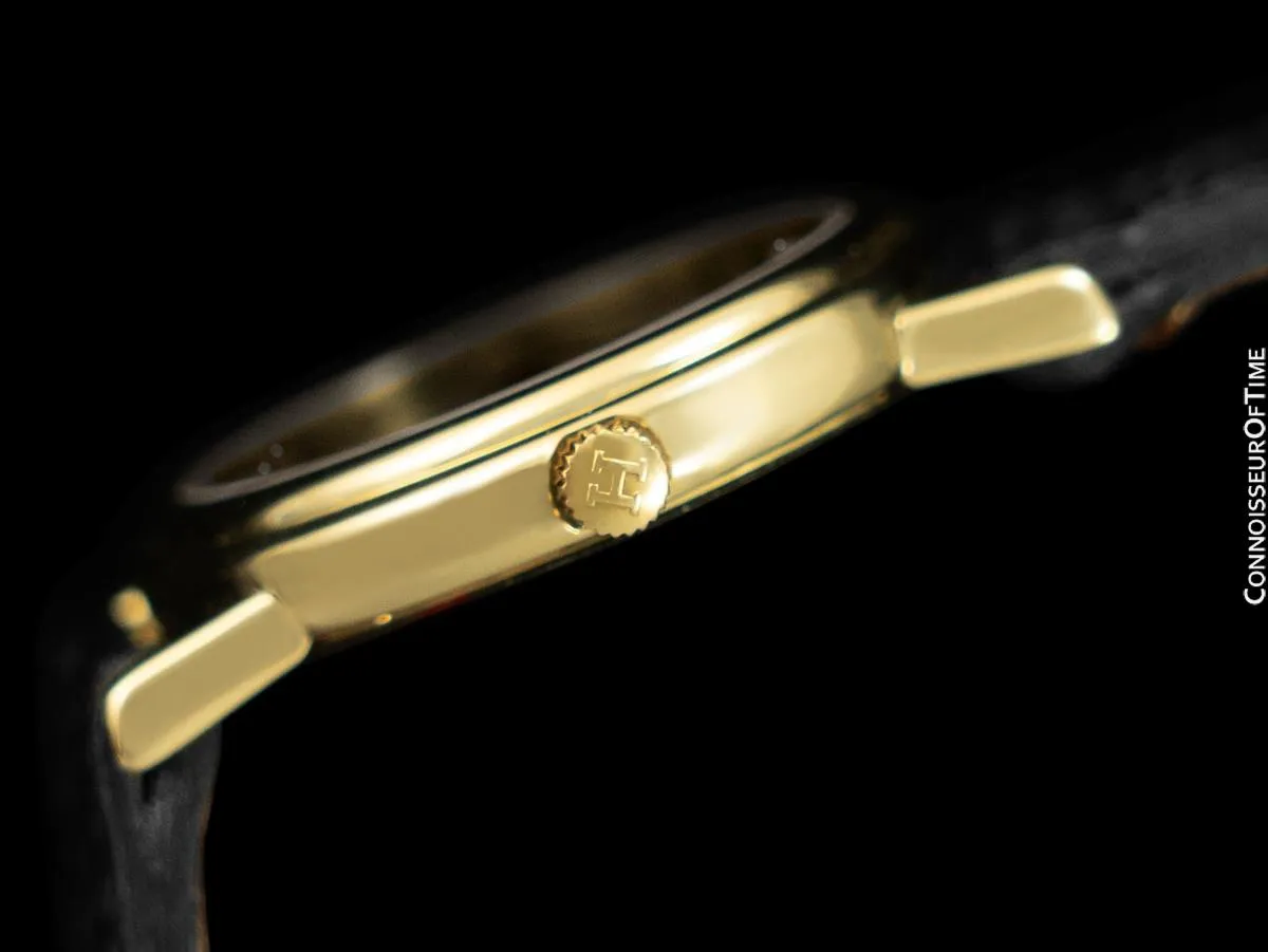 Hermes Limited Edition Ladies Watch with Box - 18K Gold with Original Factory Hermes Diamonds