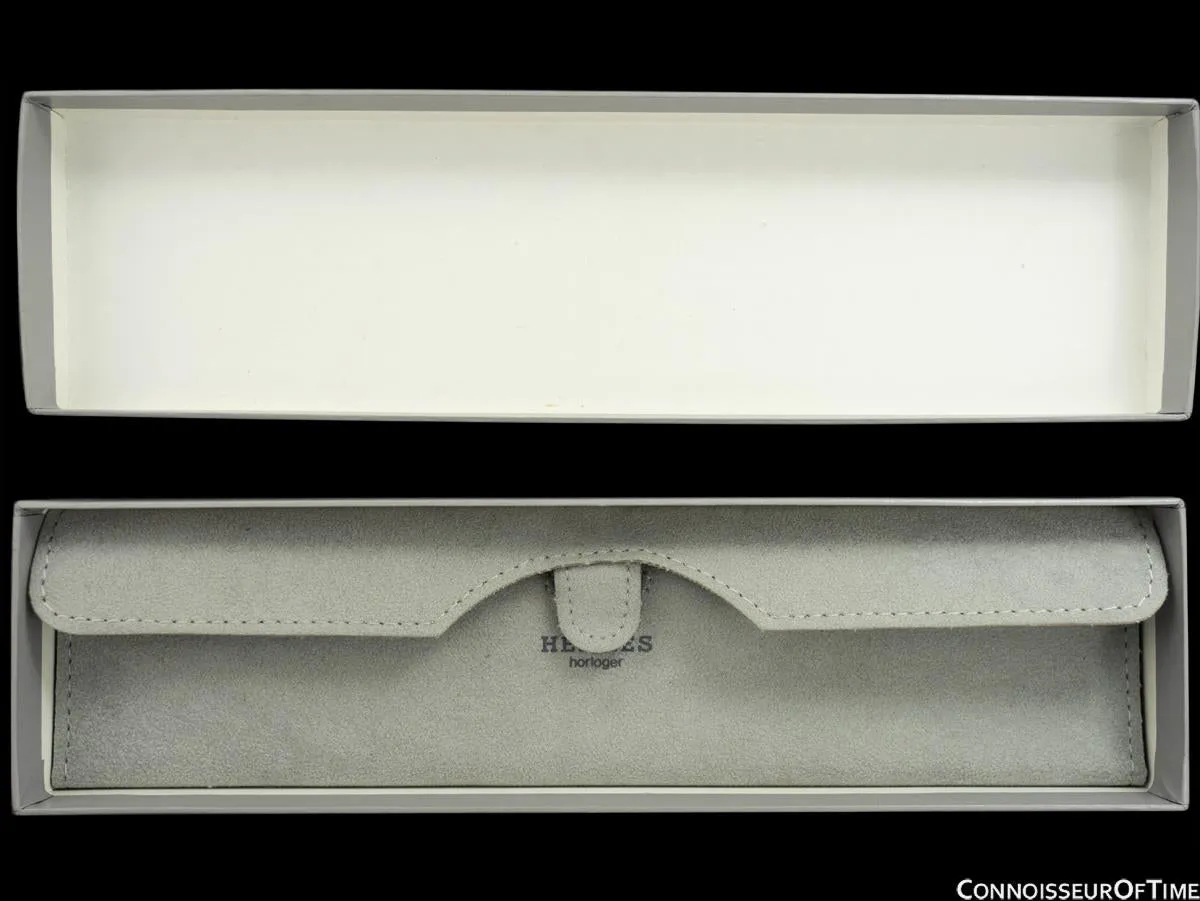 Hermes Limited Edition Ladies Watch with Box - 18K Gold with Original Factory Hermes Diamonds